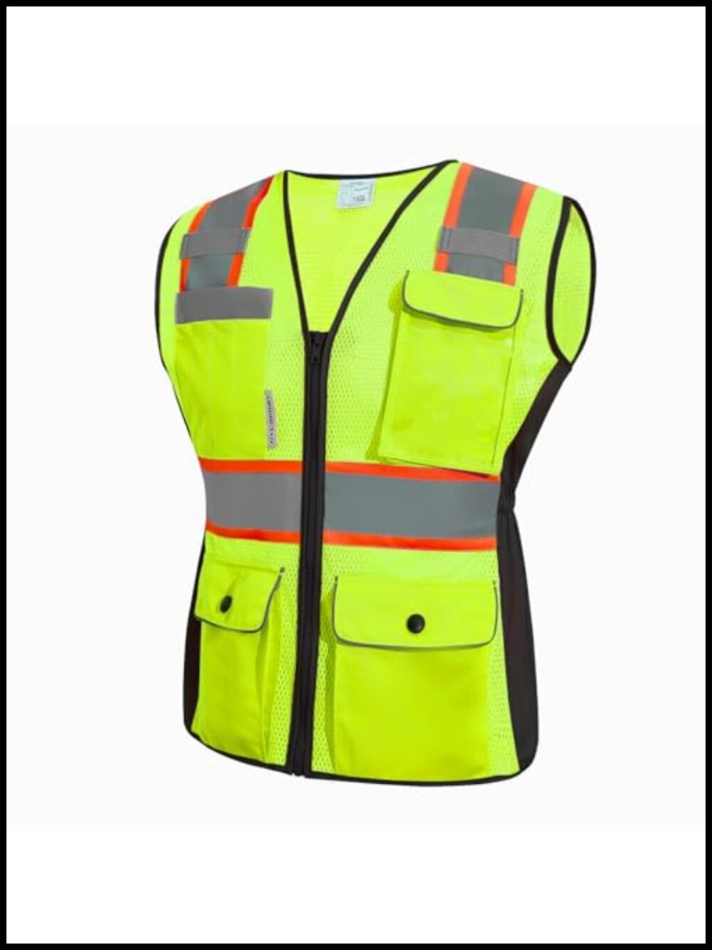 HYCOPROT Mesh Reflective Safety Vest Women High Visibility Workwear